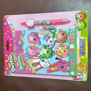 Shopkins Diary with pen Set. New